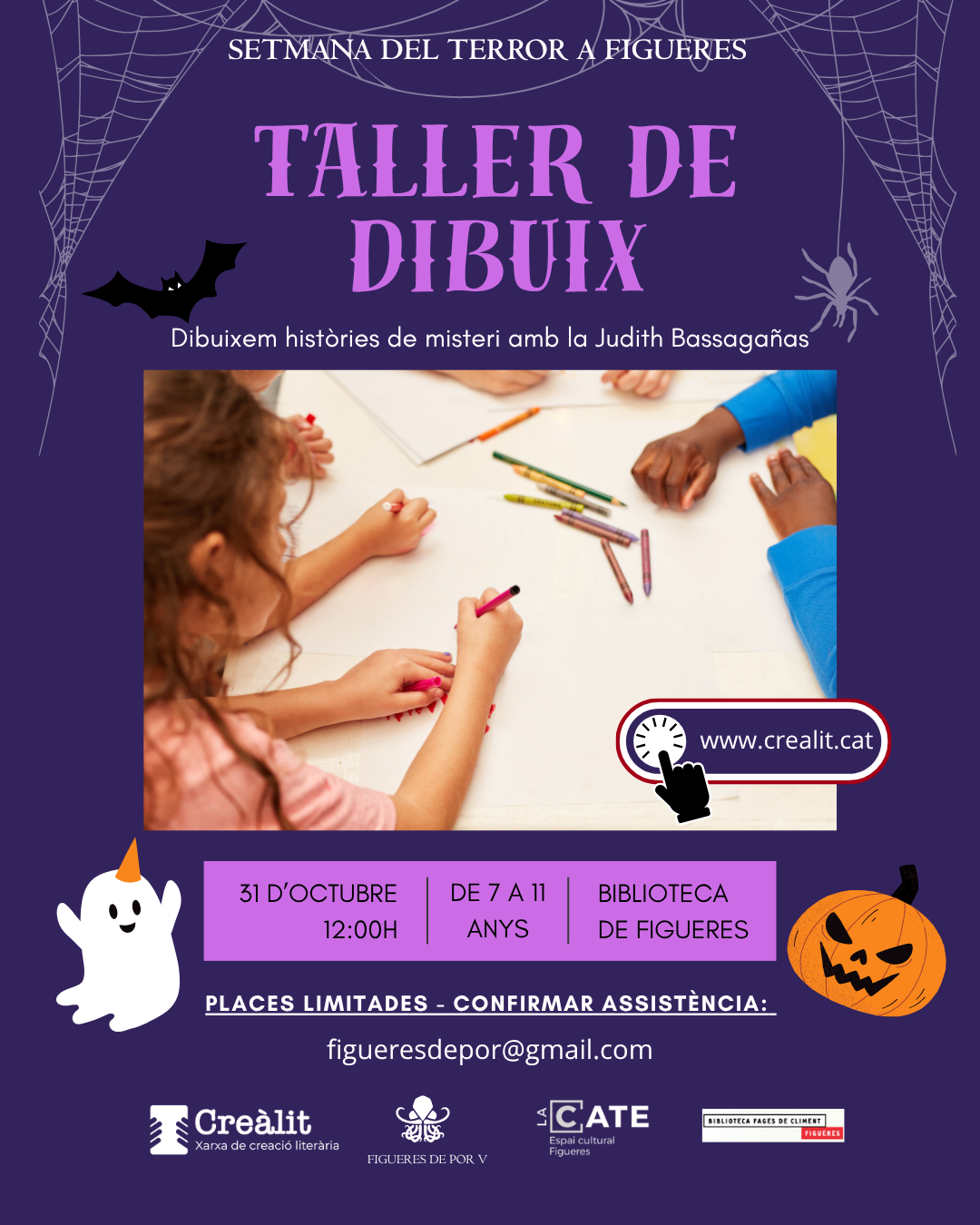 Taller de dibuix infantil a càrrec de Judith Bassagañas